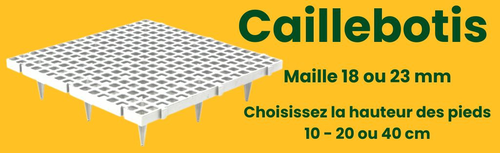 caillebotis élevage